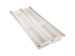 New SOTECH Cuisio Besteckeinsatz 300 mm Höhe 55 mm Transluzent Weiß