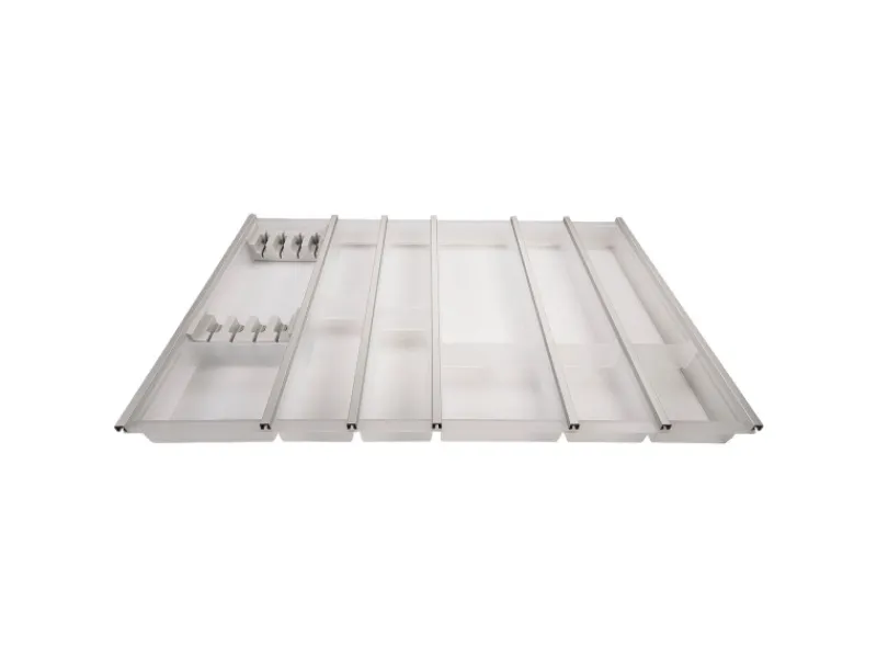 Hot SOTECH Cuisio Besteckeinsatz 800 mm Höhe 55 mm Transluzent Weiß mit Messerblock