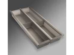 SOTECH Besteckkästen<Cuisio Besteckeinsatz 300 mm Höhe 55 mm Transluzent Graphitgrau