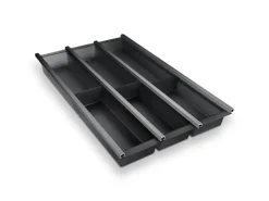 Discount SOTECH Cuisio Besteckeinsatz 400 mm Höhe 55 mm Transluzent Anthrazit Für Blum Legrabox 473 mm