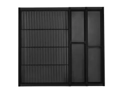 SOTECH Besteckkästen<Cuisio Gewürzeinsatz 600 mm Höhe 55 mm Transluzent Anthrazit Für Blum Legrabox 473 mm