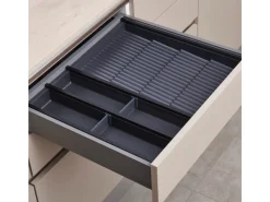SOTECH Besteckkästen<Cuisio Gewürzeinsatz 600 mm Höhe 55 mm Transluzent Anthrazit Für Blum Legrabox 473 mm