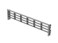 SOTECH Lüftungsgitter für Sockel 396 x 83 mm< Kühlschränke