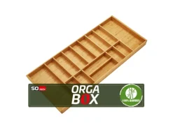 Discount SOTECH ORGA-BOX 3 Bambus Besteckeinsatz Für 120er Schublade 473x1097x56 mm 15 Fächer Für Nobilia Küchen Ab August 2012