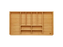 SOTECH Besteckkästen<ORGA-BOX 3 Bambus Besteckeinsatz Für 90er Schublade 473x797x56 mm mit 10 Fächer Für Nobilia Küchen Ab August 2012