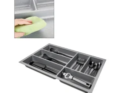 SOTECH Besteckkästen<ORGA-BOX-2 Besteckeinsatz Tiefe 462 mm Höhe 50,5 mm Für Nobilia Küchen Canvas Struktur Breite 309 mm