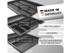 SOTECH ORGA-BOX-3 Besteckeinsätze Tiefe 473 mm Höhe 50,5 mm Schubladeneinsätze Breite 391 mm< Besteckkästen