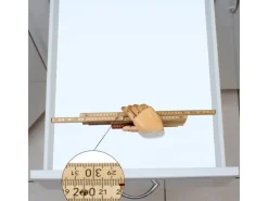 SOTECH Besteckkästen<ORGA-BOX Gewürzgläsereinsatz 510 x 480 x 28 mm Silbergrau Gewürzdoseneinsatz Für 60er Korpusbreite