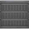 SOTECH ORGA-BOX Gewürzgläsereinsatz Gewürzdoseneinsatz 513 x 28 x 473 mm Oriongrau Für Blum 60er Korpusbreite< Besteckkästen