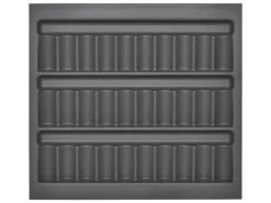 SOTECH ORGA-BOX Gewürzgläsereinsatz Gewürzdoseneinsatz 513 x 28 x 473 mm Oriongrau Für Blum 60er Korpusbreite< Besteckkästen