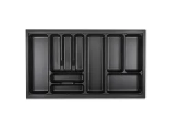 SOTECH Besteckkästen<Orga-Box I Besteckeinsatz Lavagrau 900 mm Höhe 55 mm Für Blum Tandembox und ModernBox