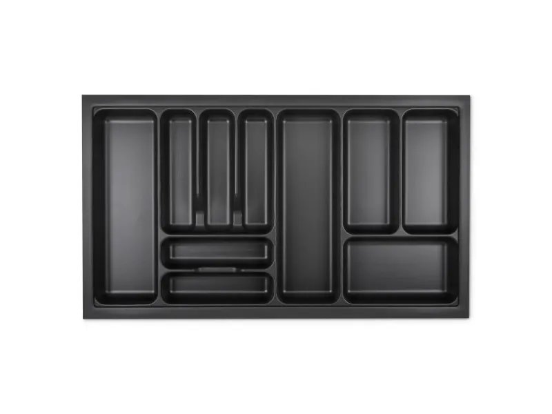 SOTECH Besteckkästen<Orga-Box I Besteckeinsatz Lavagrau 900 mm Höhe 55 mm Für Blum Tandembox und ModernBox