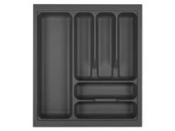 SOTECH Besteckkästen<Orga-Box I Besteckeinsatz Oriongrau 500 mm Höhe 55 mm Antirutschbeschichtung Für Blum Tandembox und ModernBox