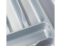 SOTECH Orga-Box I Besteckeinsatz Silbergrau 600 mm Höhe 55 mm Für Blum Tandembox und ModernBox< Besteckkästen