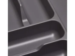 SOTECH Orga-Box I Besteckeinsatz Oriongrau 600 mm Höhe 55 mm Antirutschbeschichtung Für Blum Tandembox und ModernBox