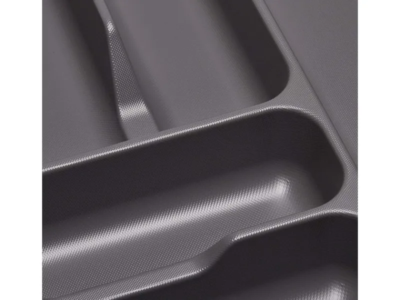 SOTECH Orga-Box I Besteckeinsatz Höhe 55 mm Oriongrau 900 mm Antirutschbeschichtung Für Blum Tandembox und ModernBox< Besteckkästen