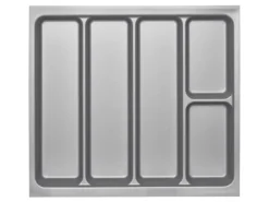 SOTECH Besteckkästen<ORGA-BOX I Mehrzweckeinsatz Besteckeinsatz 519 x 50 x 473 mm Silbergrau Für Blum 60er Korpusbreite