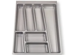 Online SOTECH ORGA-BOX II Besteckeinsatz 450 mm Höhe 45 mm Silbergrau Für Nobilia Schubladen
