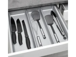 Hot SOTECH ORGA-BOX-3 Multifunktionseinsatz Tiefe 473 mm Höhe 50,5 mm Schubladeneinsätze Breite 491 mm Silbergrau