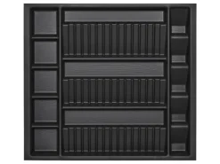 SOTECH ORGA-BOX Multi-Gewürzgläsereinsatz Gewürzdoseneinsatz 515 x 40 x 473 mm Lavagrau Für Blum 60er Korpusbreite< Besteckkästen