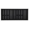 SOTECH Besteckkästen<Orga-Box VII Besteckeinsatz Schwarz 1200 mm Höhe 50,5 mm mit Softtouch Oberfläche