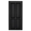 Outlet SOTECH Orga-Box VII Besteckeinsatz Schwarz 300 mm Höhe 50,5 mm mit Softtouch Oberfläche