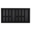 SOTECH Besteckkästen<Orga-Box VII Besteckeinsatz Schwarz 1000 mm Höhe 50,5 mm mit Softtouch Oberfläche
