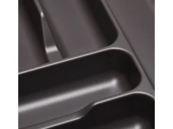 SOTECH Besteckkästen<Orga-Box VIII Besteckeinsatz 711 x 480 x 55 mm Lavagrau mit Perlstruktur Für 80er Schränke in Häcker Küchen