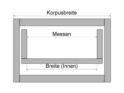 Best SOTECH Orga-Box VIII Besteckeinsatz 211 x 480 x 55 mm Lavagrau mit Perlstruktur Für 30er Schränke in Häcker Küchen
