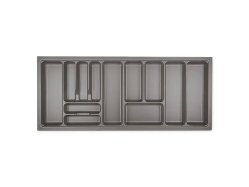 SOTECH Besteckkästen<Orga-Box VIII Besteckeinsatz 1111 x 480 mm Champagner mit Perlstruktur Für 120er Schränke in Häcker Küchen