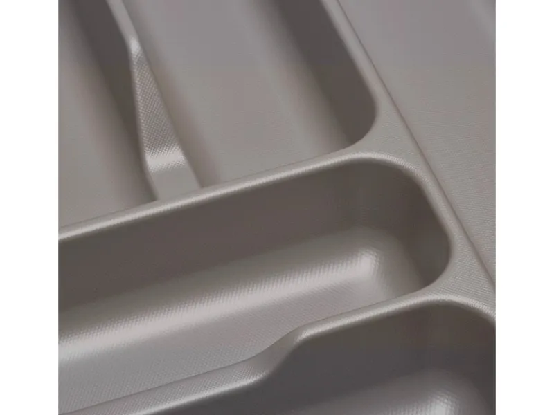 SOTECH Besteckkästen<Orga-Box VIII Besteckeinsatz 1111 x 480 mm Champagner mit Perlstruktur Für 120er Schränke in Häcker Küchen