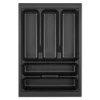 SOTECH Orga-Box VIII Besteckeinsatz 311 x 480 x 55 mm Lavagrau mit Perlstruktur Für 40er Schränke in Häcker Küchen