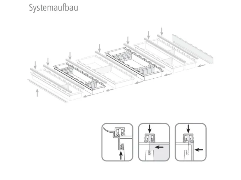 SOTECH Besteckkästen<Messereinsatz Für 100er Cuisio Schubladeneinsatz
