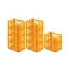 PROREGAL SparSet 10 x Eurobehälter Bäcker- und Konditorenkasten HxBxT 34,9 x 40 x 60 70 Liter Gelb-Orange Brötchenkiste Sstapelbare Bäckerkiste< Vorratsdosen|Vorratsbehälter