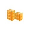 PROREGAL SparSet 5 x Eurobehälter Bäcker- und Konditorenkasten HxBxT 34,9 x 40 x 60 70 Liter Gelb-Orange Brötchenkiste Sstapelbare Bäckerkiste< Vorratsdosen|Vorratsbehälter