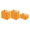 PROREGAL SparSet 10 x Eurobehälter Bäcker- und Konditorenkasten HxBxT 17,1 x 40 x 60 33 Liter Gelb-Orange Brötchenkiste Sstapelbare Bäckerkiste< Vorratsdosen|Vorratsbehälter