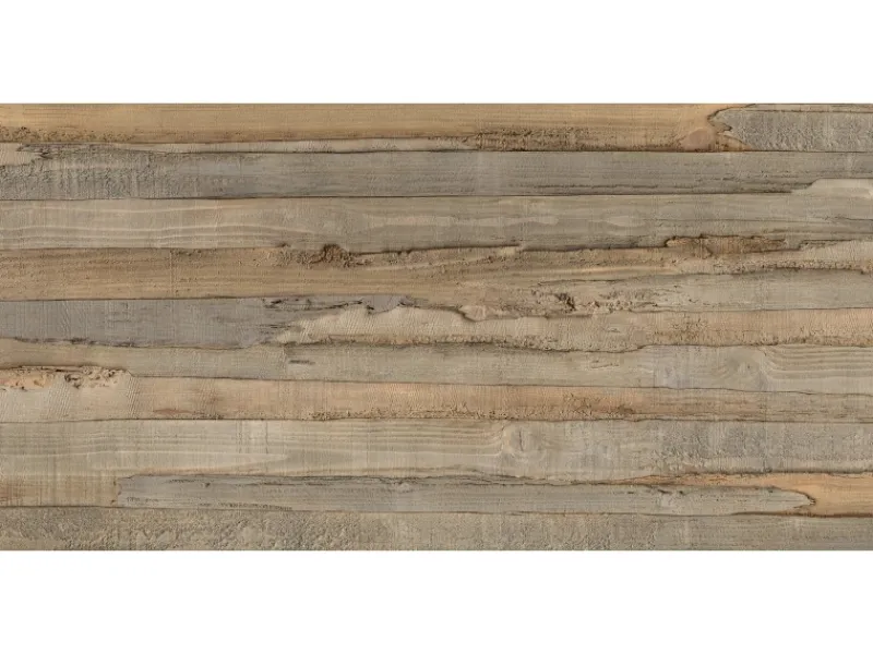 Herde|Küchenrückwände<Spritzschutz-Rückwand WandArt easy 120 x 58,5 cm Antique Wood (D2107P BRIL) FSC®