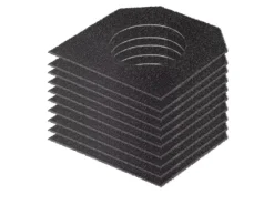 STAHLWERK Aktivkohlefilter Rückseite 10er Set für Dunstabzug FE-27 ST< Dunstabzugshauben-Filter