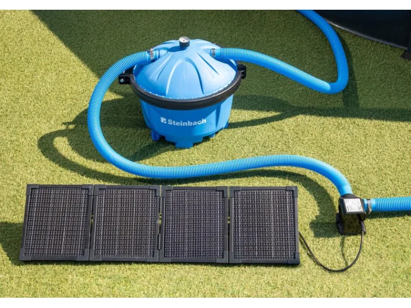 Steinbach Wassersysteme<Zirkulationspumpe mit PV-Panel
