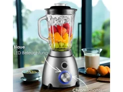 STEINBORG Haushaltsgeräte<SB-7010 Edelstahl Standmixer 1,5 Liter BPA-Frei 600 Watt