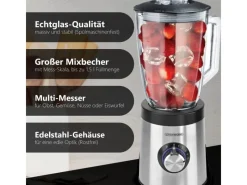 Sale STEINBORG SB-7020 Edelstahl Standmixer 1,5 Liter BPA-Frei 800 Watt