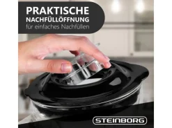 Sale STEINBORG SB-7020 Edelstahl Standmixer 1,5 Liter BPA-Frei 800 Watt
