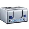STEINBORG Haushaltsgeräte<SB-2080 Edelstahl Toaster 4 Scheiben 1630W