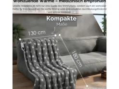 Clearance STEINBORG SB-9524 Heizdecke mit Timer 9 Temperaturstufen 180x130 cm