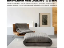 STEINBORG SB-9521 Heizdecke mit Timer 6 Temperaturstufen 150x80 cm< Haushaltsgeräte