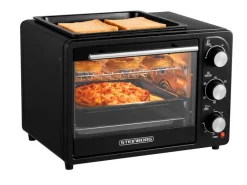 Best STEINBORG SB-3001 3in1 Minibackofen mit Umluft 20 Liter 1300 Watt Schwarz