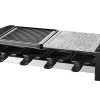 STEINBORG Haushaltsgeräte<SB-2140 Raclette Grill für 8 Personen mit Kombinierter Grillfläche 1300 Watt