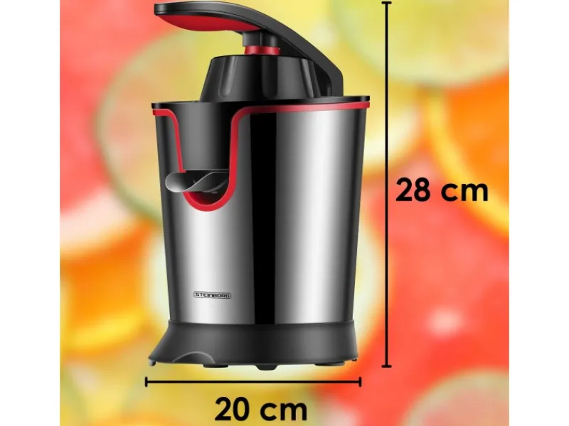 STEINBORG Haushaltsgeräte<SB-7050 Zitruspresse Saftpresse Edelstahlgehäuse 300 Watt