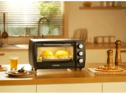 Clearance STEINBORG SB-3005S Minibackofen 13 Liter 1200 Watt Schwarz