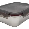 Best Steuber Edelstahldose mit PP-Deckel Rechteckig 2.250 ml